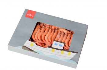 Gamba pink congelada Distribución de mariscos congelados Málaga