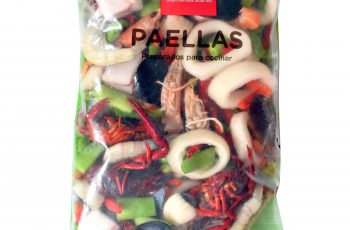 Preparado de paella congelada