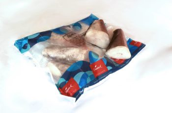 Colas de merluza austral congeladas para tiendas y horeca