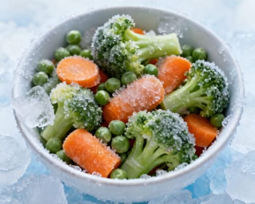 las verduras congeladas son saludables