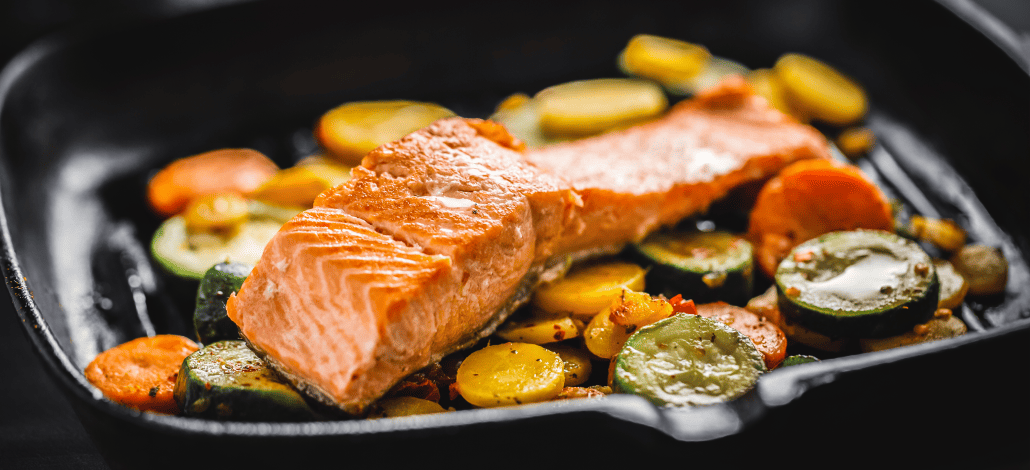salmon parrilla