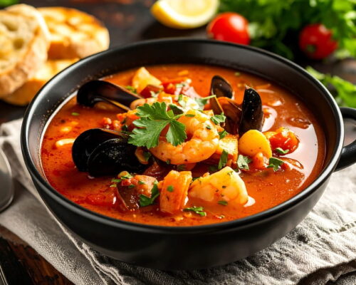 sopa de pescado tradicional