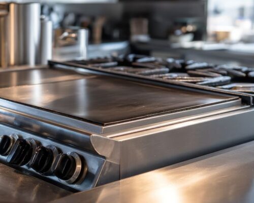 como limpiar una plancha de cocina