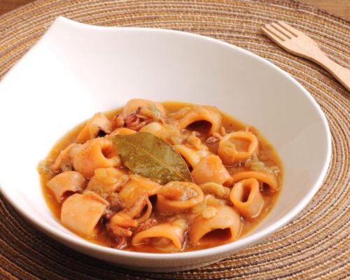 calamares encebollados